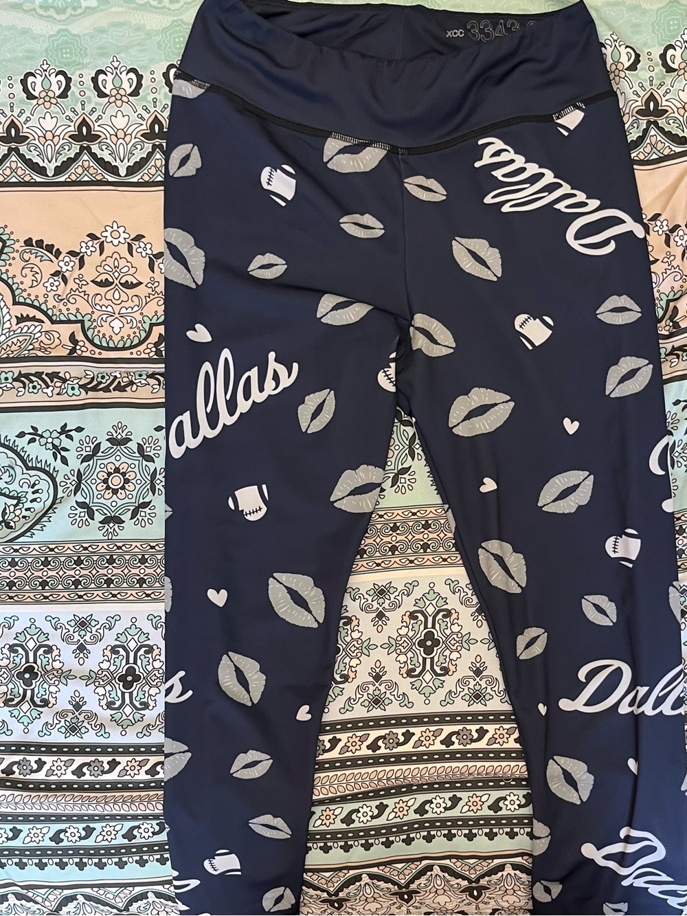 Dallas Navy Leggings